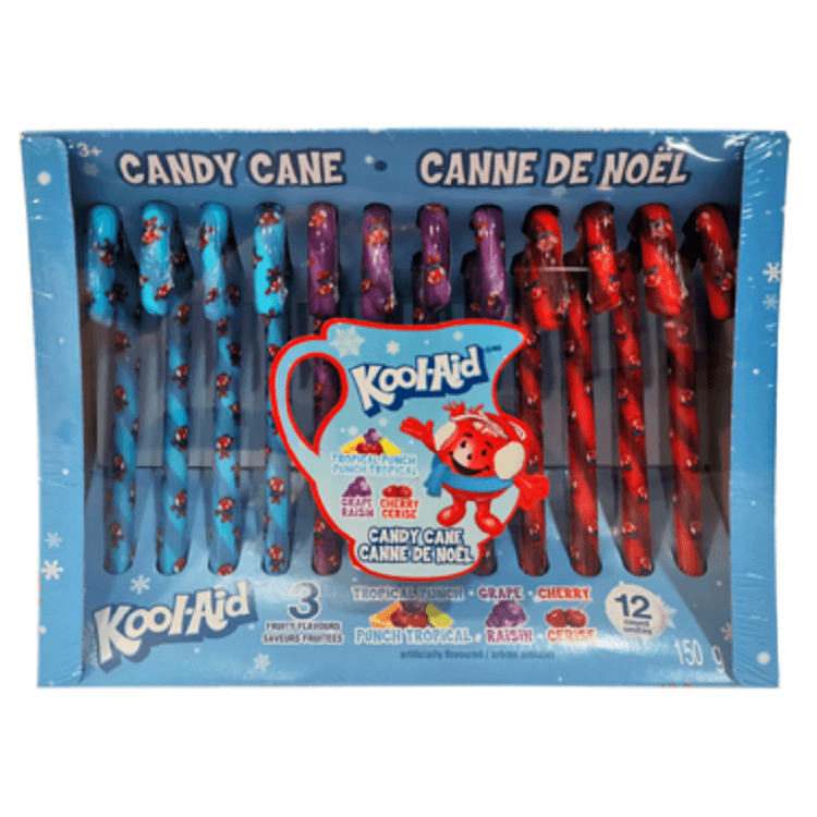 KoolAid 6" Candy Canes Christmas Candy